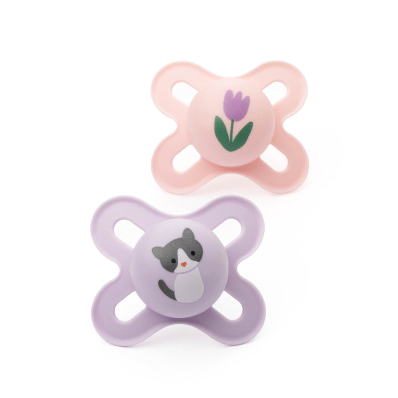 MAM Start Soother Pink Design 0-2m 2Pk