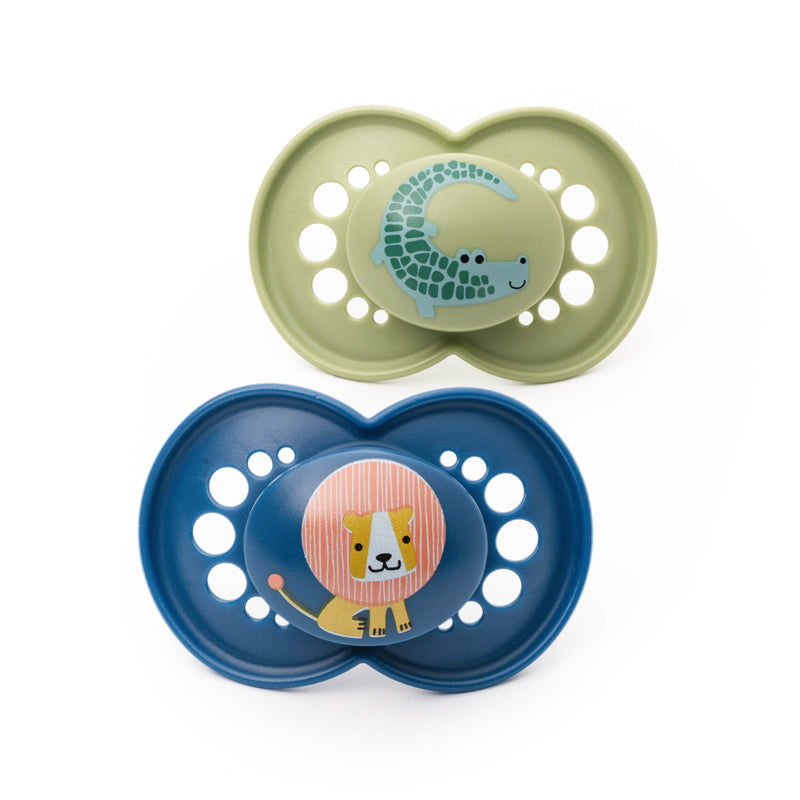 MAM Original Soother Blue Cute 6-18m 2Pk