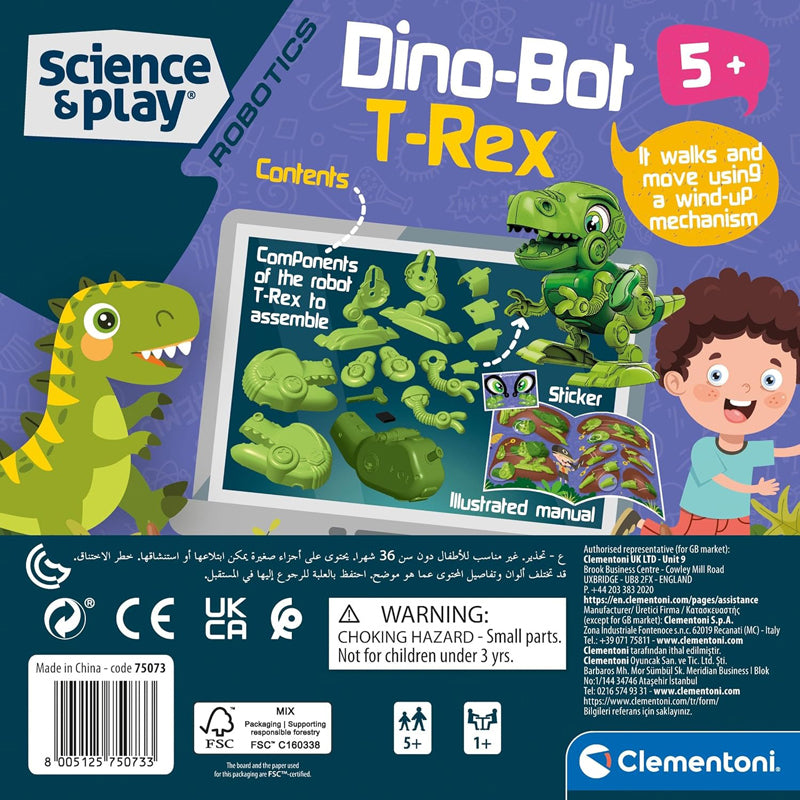 Clementoni Dino Bot T-rex l Baby City UK Retailer