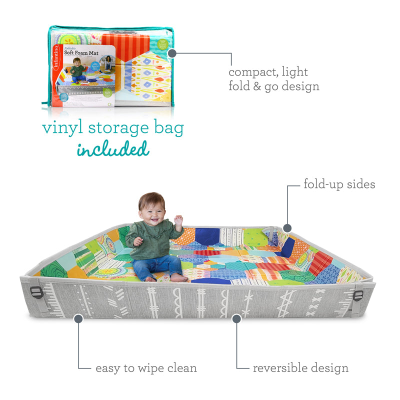 Infantino Foldable Foam Mat l Baby City UK Retailer