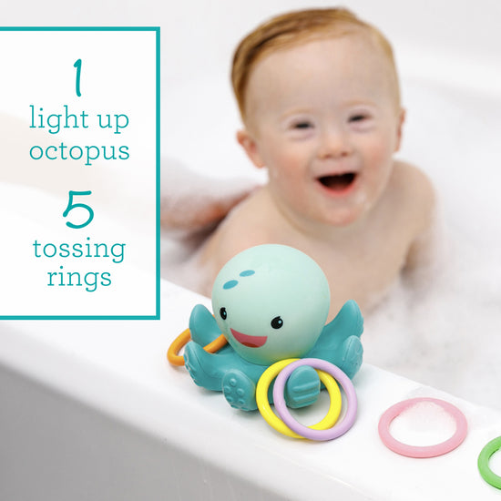 Infantino Light Up Octopus Ring Catcher l Baby City UK Retailer