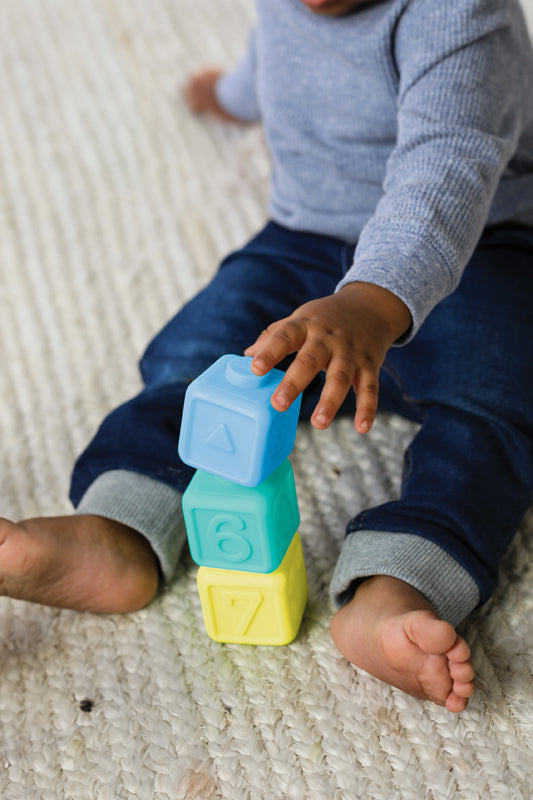 Infantino Super SOFT Pluggable Cubes l Baby City UK Retailer