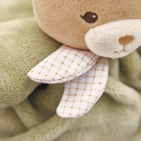 Kaloo Intemporel Chubby Bear Green 17cm l To Buy at Baby City