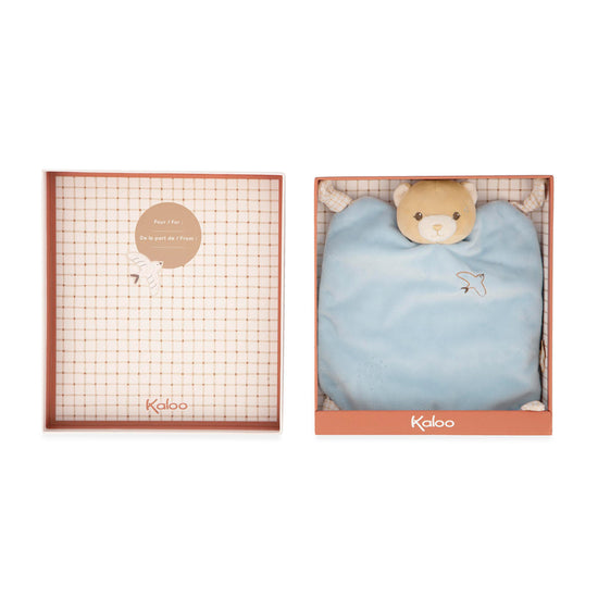 Kaloo Intemporel Doudou Bear Blue l Baby City UK Retailer