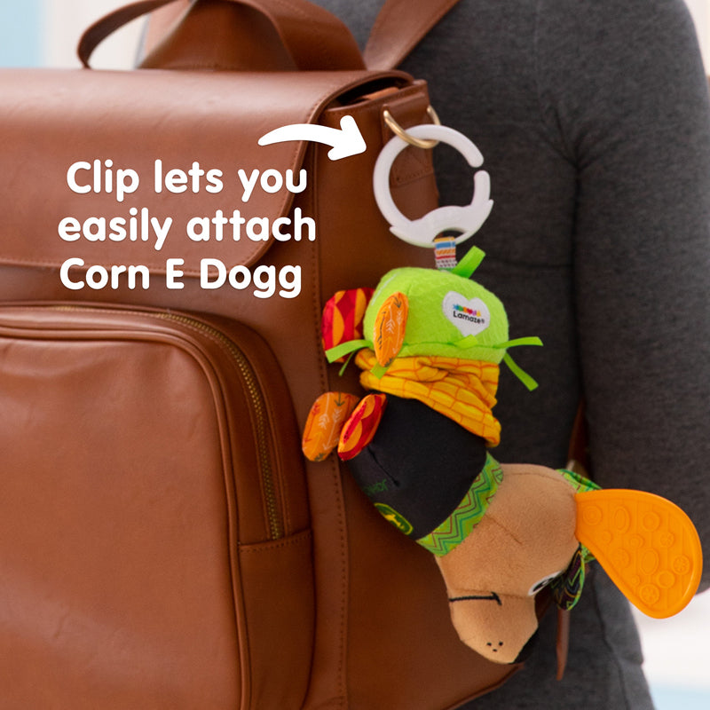 Lamaze John Deere Corn E Dogg Clip & Go l Baby City UK Retailer