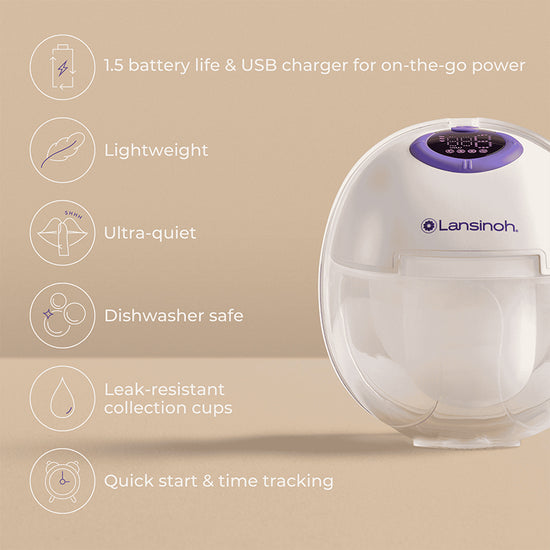 Lansinoh Wearable Single Pump at Baby City's Shop