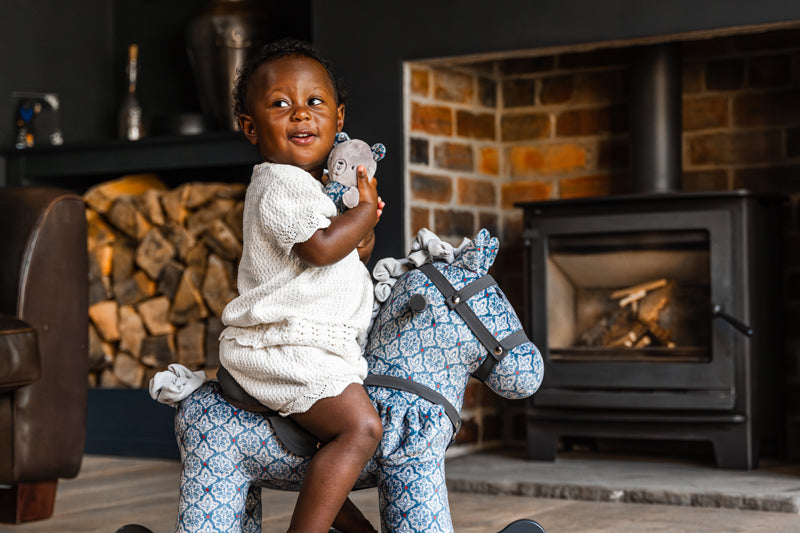 Little Bird Told Me Louie & Duke Rocking Horse 9m+ at The Baby City Store