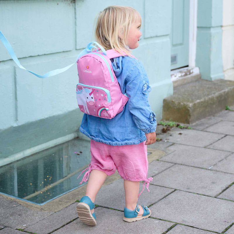 LittleLife Toddler Backpack With Rein Unicorn l Baby City UK Retailer