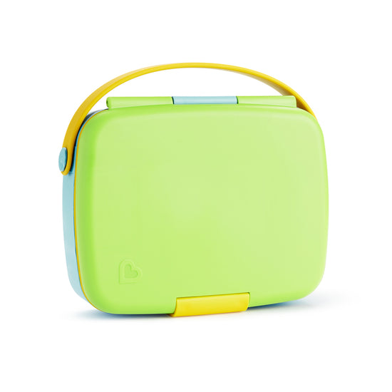 Munchkin Lunch Bento Box With Utensils Green l Baby City UK Retailer