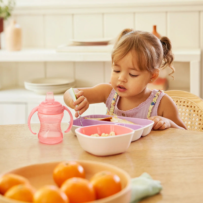 Munchkin Mighty Grip Cup Pink & Green 10Oz 3pk l Baby City UK Retailer