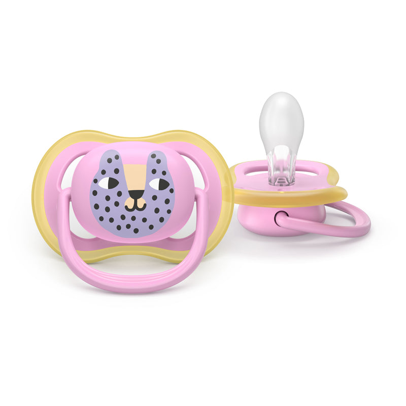 Philips Avent Pacifier Ultra Air Girl 6-18 months 2Pk l Baby City UK Retailer