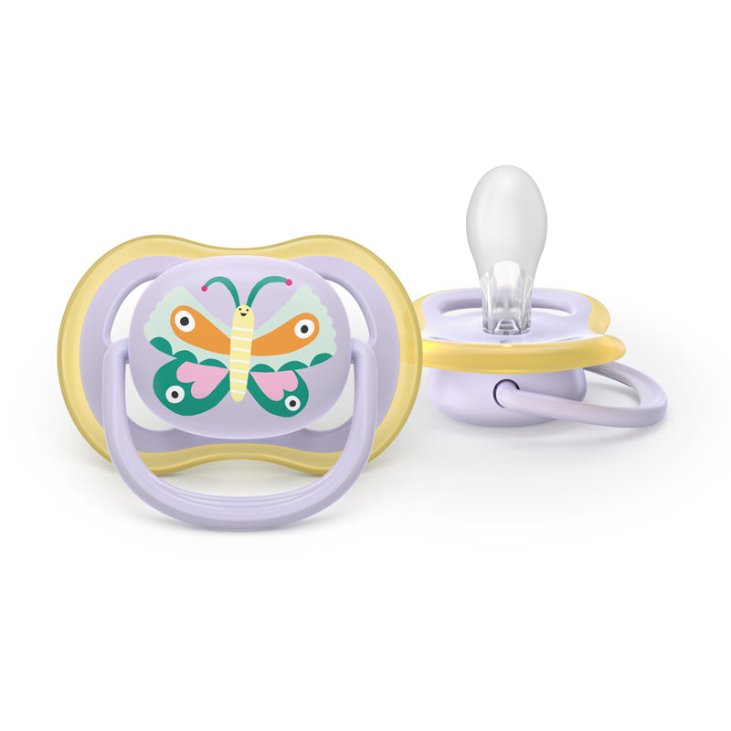 Philips Avent Pacifier Ultra Air Pink 0-6 months 2Pk l Baby City UK Retailer