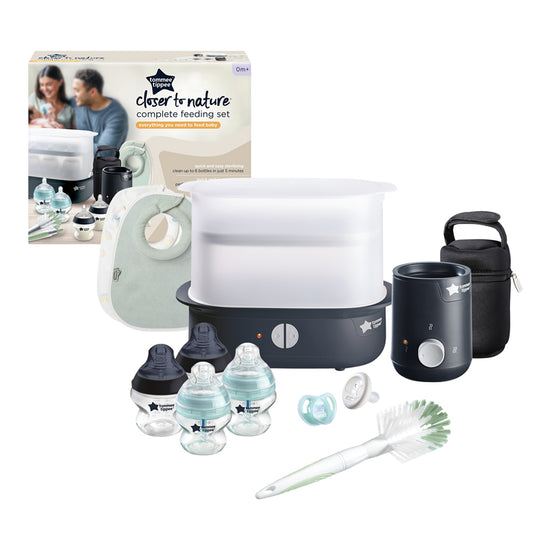 Tommee Tippee Complete Feeding Kit Black l Baby City UK Retailer