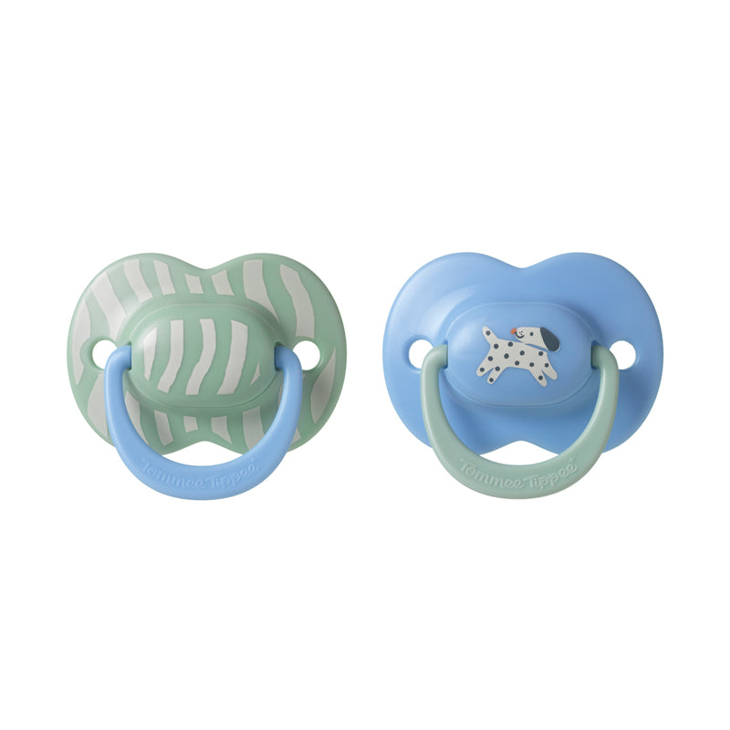Tommee Tippee Ultimate Fit Soother Boy 6-18m 2Pk l Baby City UK Retailer