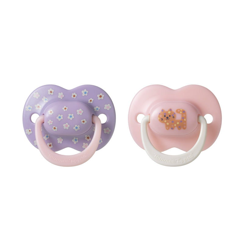 Tommee Tippee Ultimate Fit Soother Girl 6-18m 2Pk l Baby City UK Retailer