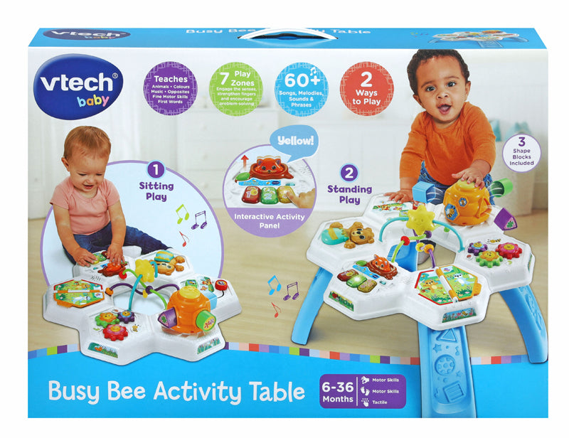 VTech Busy Bee Activity Table Blue