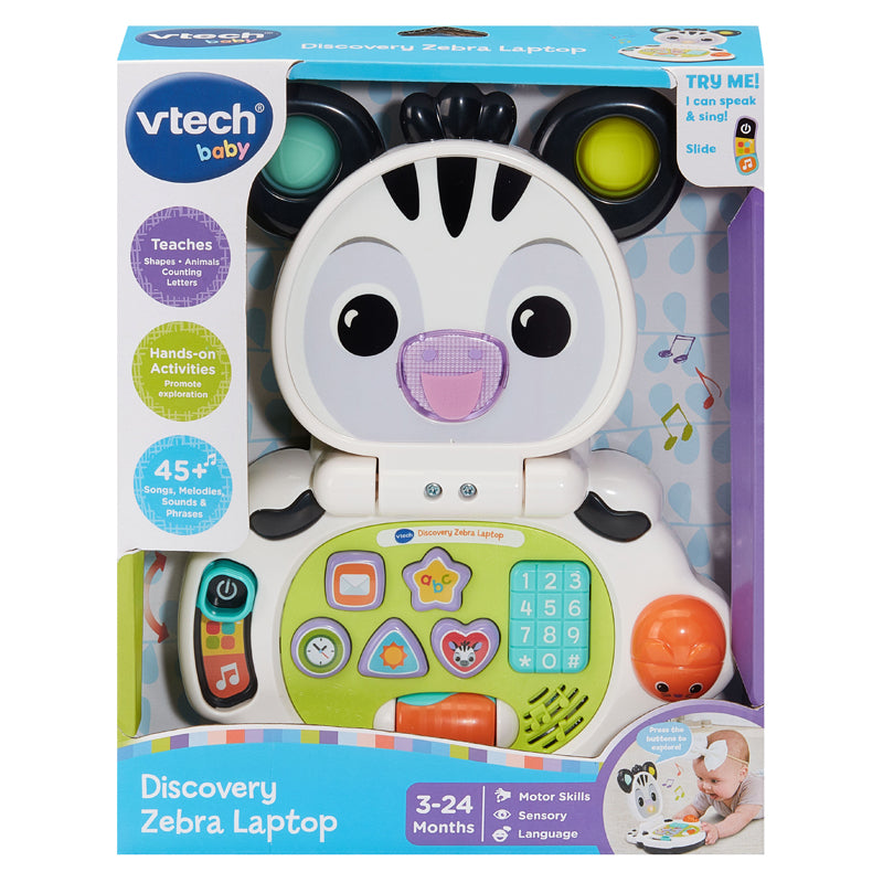 VTech Discovery Zebra Laptop l Baby City UK Retailer