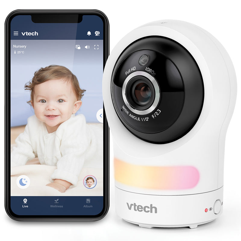 VTech Smart Wi-Fi 1080p Pan & Tilt Smart Baby Camera l Baby City UK Retailer