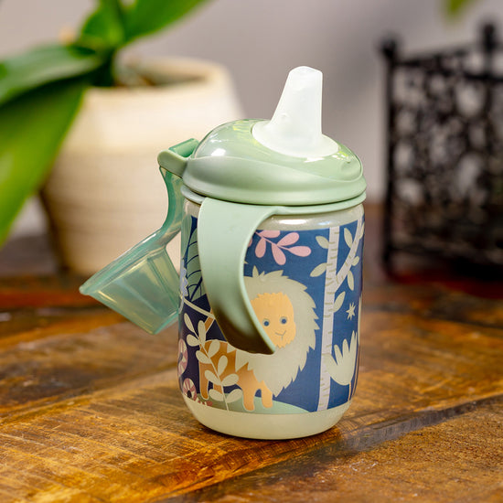 Vital Baby Hydrate Easy Sipper Glow In the Dark Jungle 350ml l Baby City UK Retailer