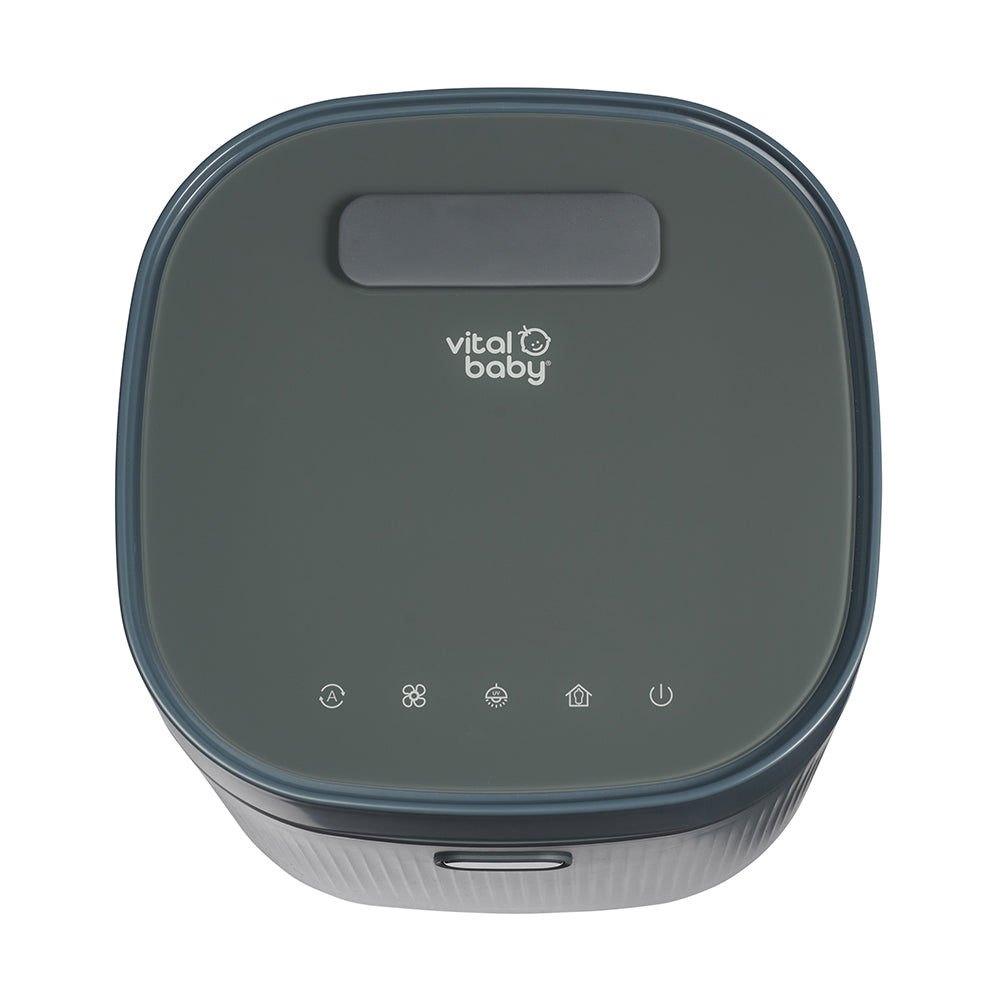 Vital Baby Nurture Advanced Pro UV Steriliser & Dryer Smoky Blue l Baby City UK Retailer