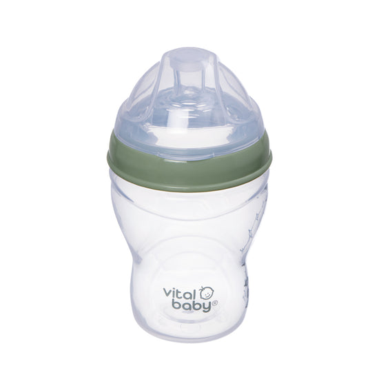 Vital Baby Nurture Breast Like Bottle 240ml 2Pk l Baby City UK Retailer