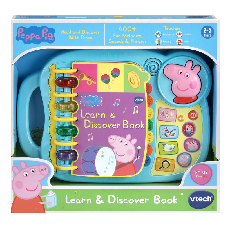 Vtech Peppa Pig: Learn & Discover Book l Baby City UK Retailer
