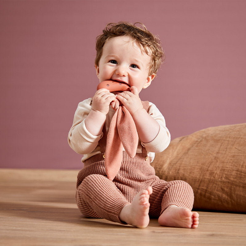 Kaloo Rabbit Teether Terracotta