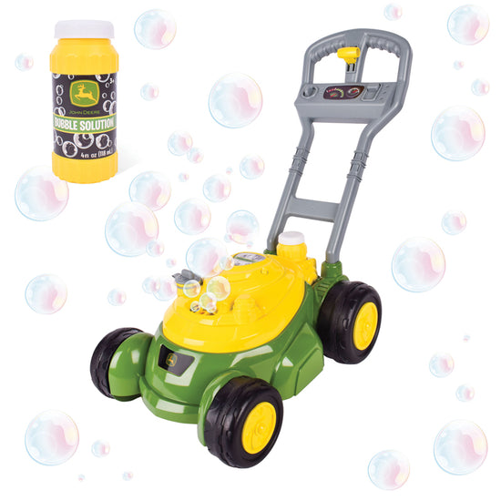 Tomy John Deere Bubble Mower with 4oz Bottle at Baby City
