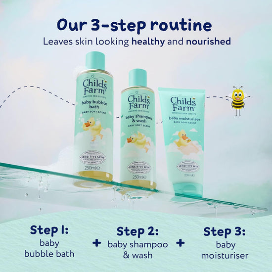 Load image into Gallery viewer, Child&amp;#39;s Farm Baby Bubble Bath 250ml at The Baby City Store

