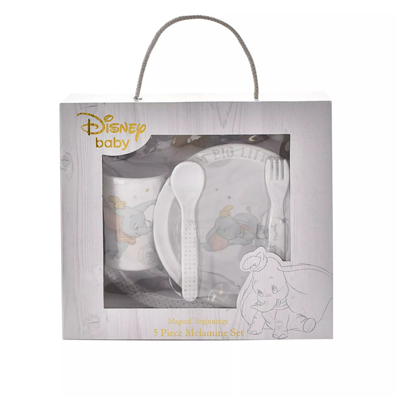 Disney Magical Beginnings Melamine Crockery Set 5Pk Dumbo at The Baby City Store