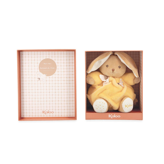 Kaloo Intemporel Chubby Rabbit Yellow 17cm at The Baby City Store