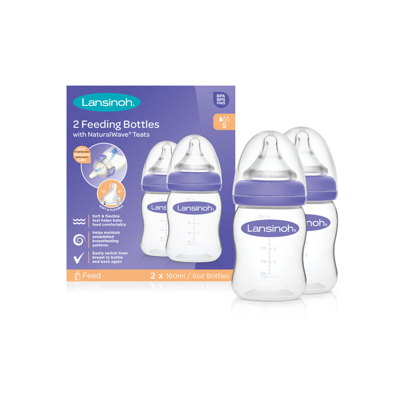 Lansinoh Feeding Bottles 160ml 2Pk at The Baby City Store