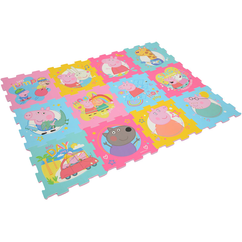 Playmat 12pc Peppa Pig at The Baby City Store