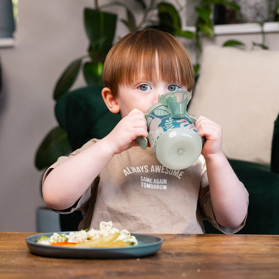 Baby City's Vital Baby Hydrate Easy Sipper Glow In the Dark Jungle 350ml