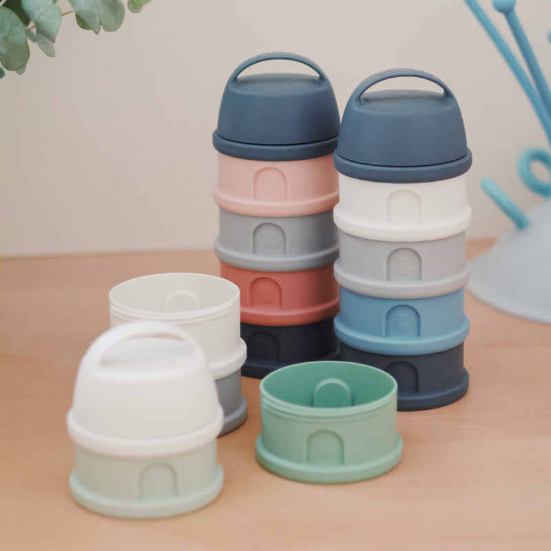 Béaba Snack Storage Stacked Formula Milk Container Grey