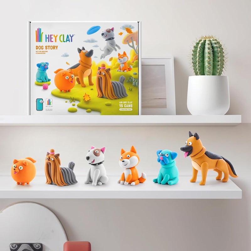 Baby City's Hey Clay Dog Story Large 15 Can Set