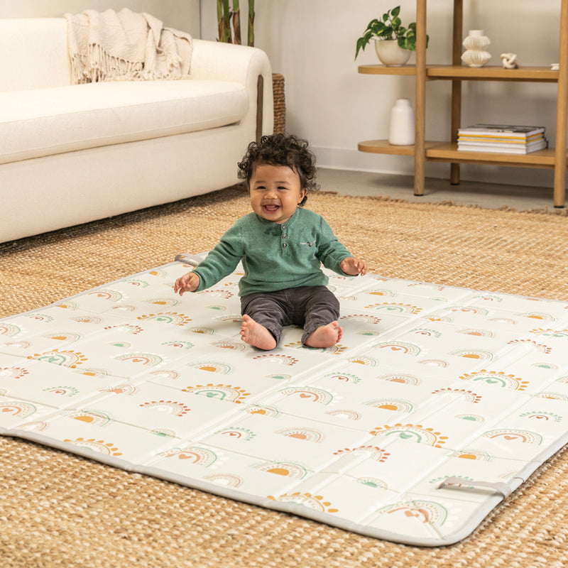 Baby City's Infantino Foldable Foam Mat Cactus & Rainbow