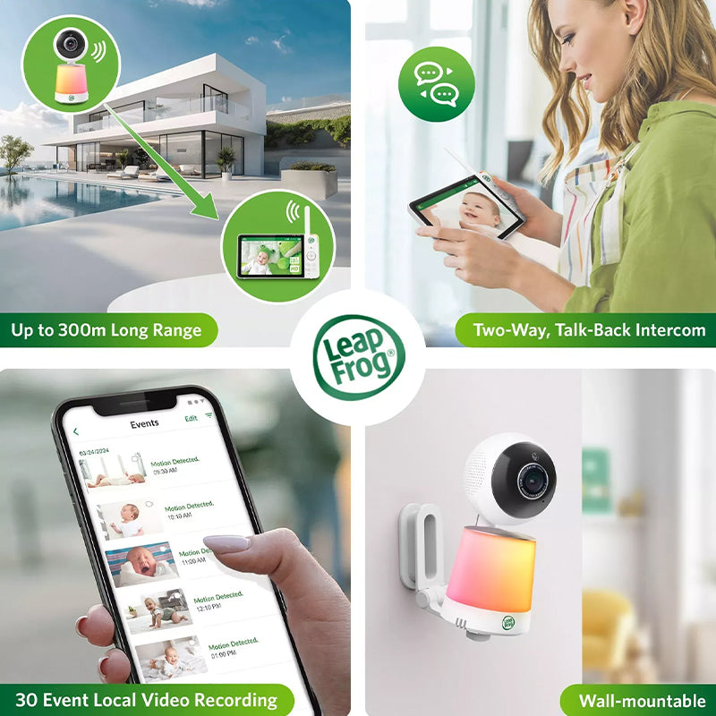 LeapFrog LF4917HD 7” Smart Video Baby Monitor at Vendor Baby City