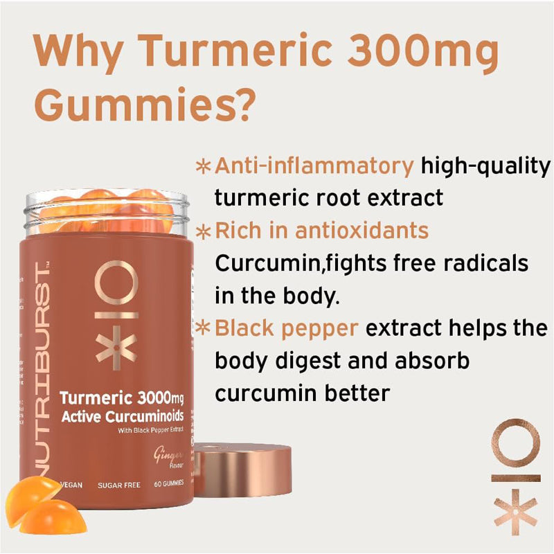 Baby City's Nutriburst Turmeric 3000Mg 60s
