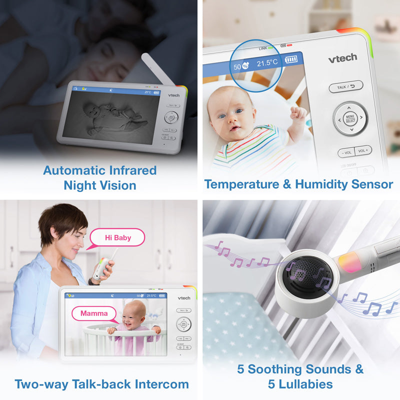 Baby City's VTech 7" Over-the-Cot Smart High Definition Video Monitor