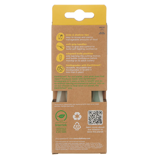 Baby City's Vital Baby Nourish Big Kid Cutlery 3Pk