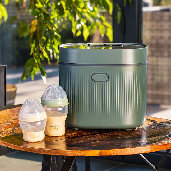 Vital Baby Nurture Advanced Pro UV Steriliser & Dryer Olive Green l Available at Baby City