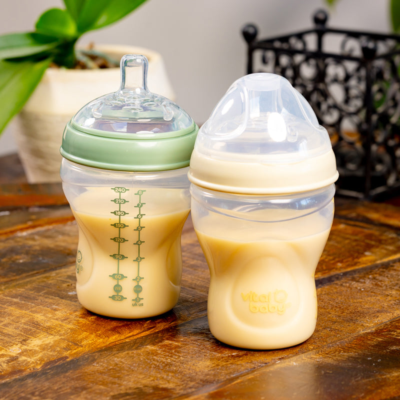Vital Baby Nurture Breast Like Bottle 240ml 2Pk at Vendor Baby City