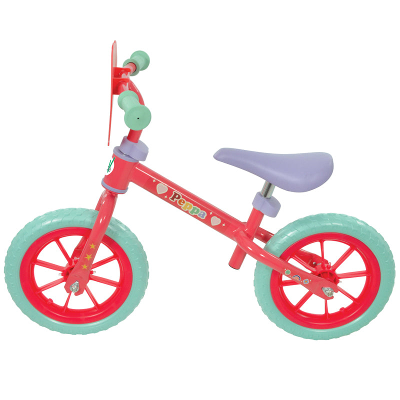 Balance Bike with Light Up Wheels 12" Peppa Pig at Vendor Baby City