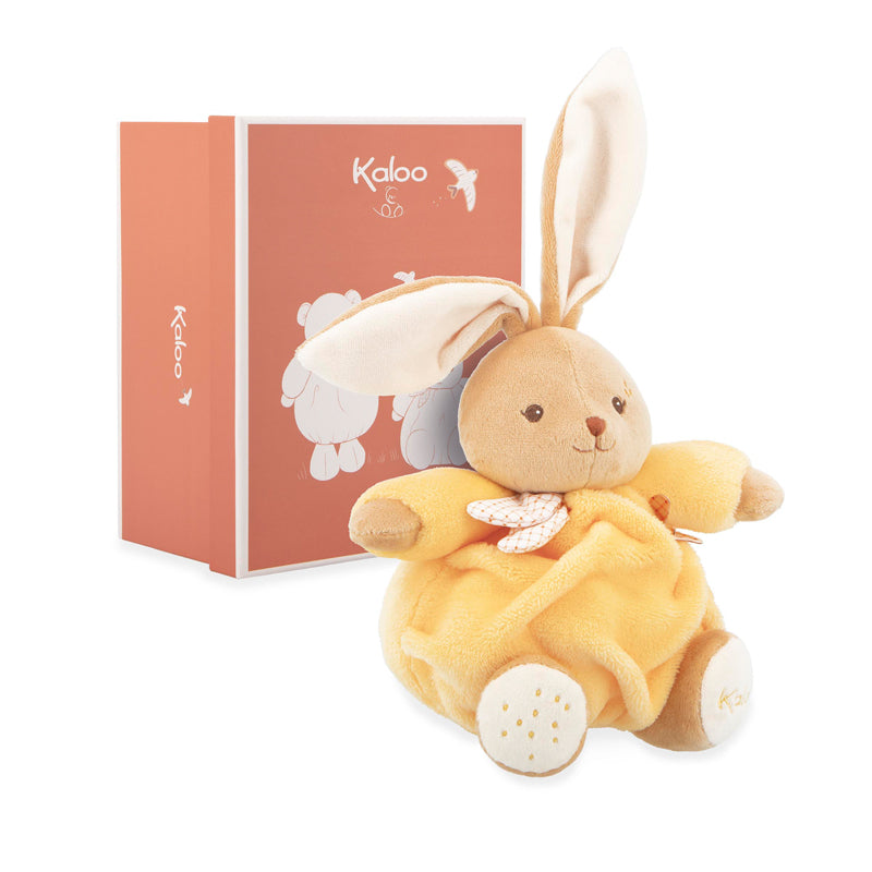 Kaloo Intemporel Chubby Rabbit Yellow 17cm at Vendor Baby City