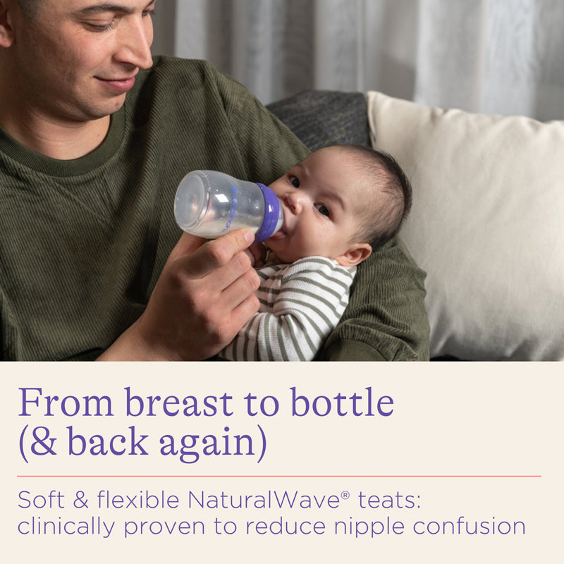 Lansinoh Natural Wave Teat Extra Slow Flow 2Pk at Vendor Baby City