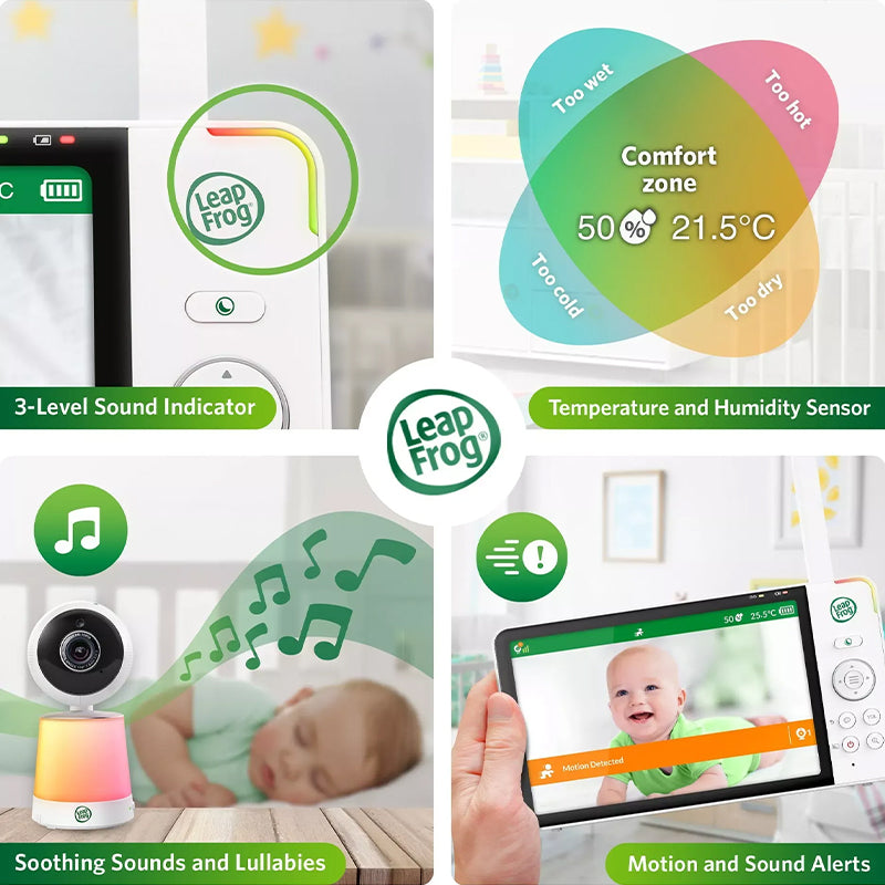 LeapFrog LF4917HD 7” Smart Video Baby Monitor at The Baby City Store