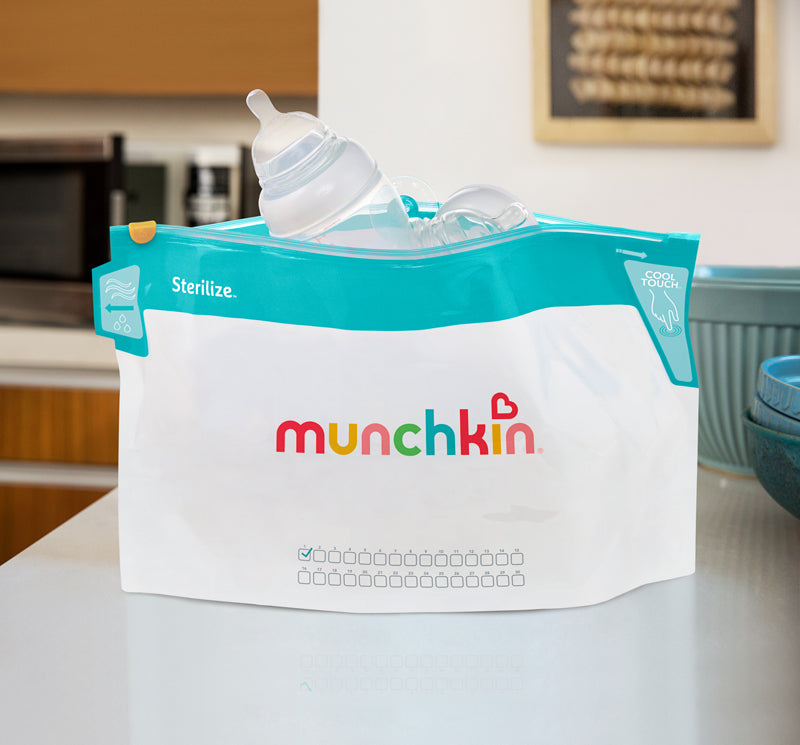 Munchkin Microwave Steriliser Bags 6Pk at Vendor Baby City