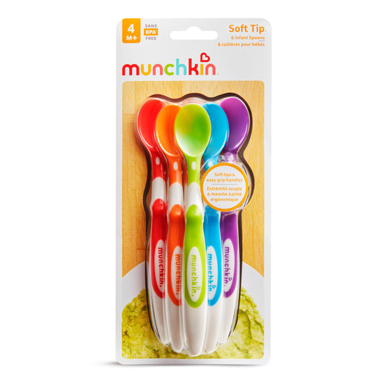 Shop Baby City's Munchkin Soft Tip Infant Spoons 6Pk 