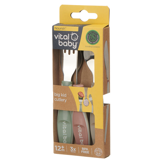 Vital Baby Nourish Big Kid Cutlery 3Pk at Vendor Baby City